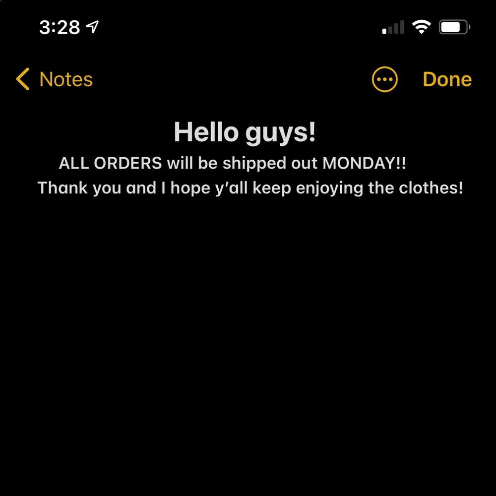 Order details!